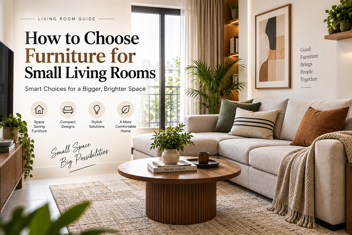How to Choose Furniture for Small Living Rooms