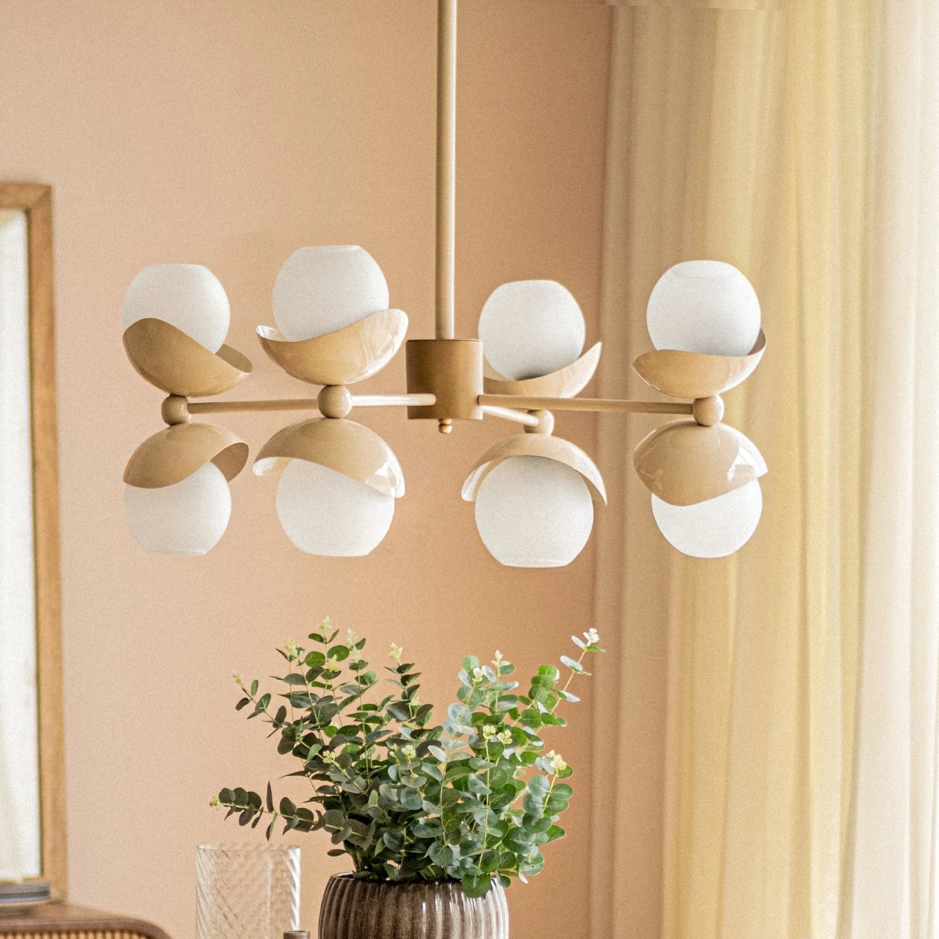 Elara Sculptural Multi-Light Chandelier