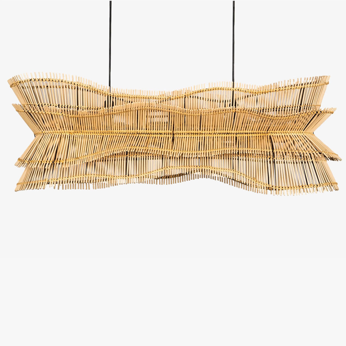 Savana Woven Bamboo Pendant Light