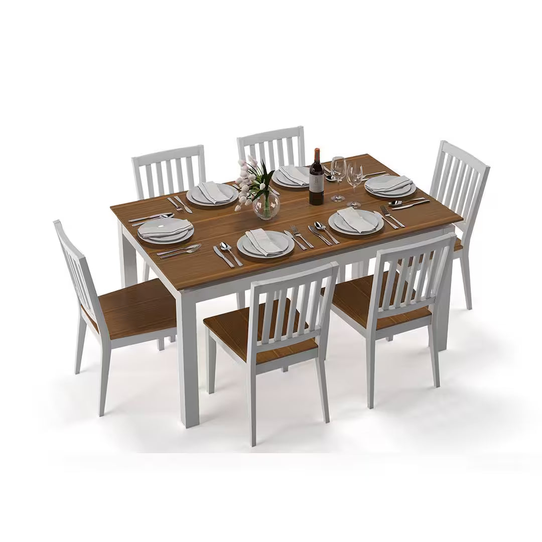 Wooden Dining Table Set with Chairs | Delife Living