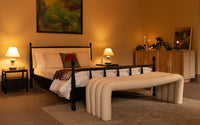 Modern king size bed for bedroom furniture