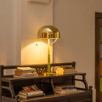 Helm Green & Gold Table Lamp