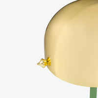 Helm Green & Gold Table Lamp