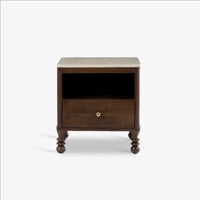 Ukti Upholstered Spindle Queen Size Bed