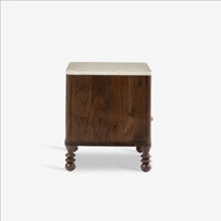 Ukti Upholstered Spindle Queen Size Bed